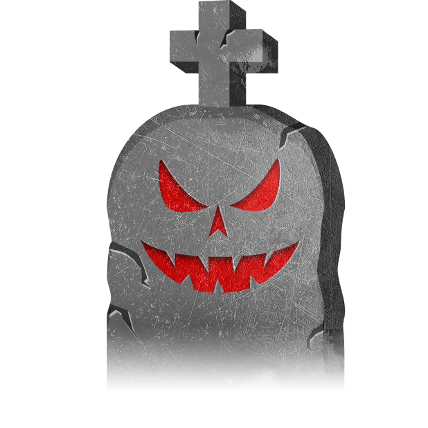 Halloween GraveStones messages sticker-0