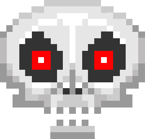 Pixel Skull Stickers For iMessage messages sticker-4