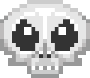 Pixel Skull Stickers For iMessage messages sticker-9