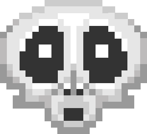 Pixel Skull Stickers For iMessage messages sticker-3