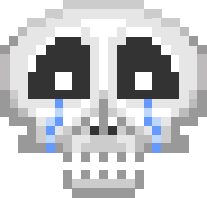 Pixel Skull Stickers For iMessage messages sticker-1