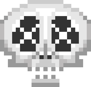 Pixel Skull Stickers For iMessage messages sticker-6