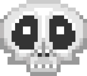 Pixel Skull Stickers For iMessage messages sticker-0