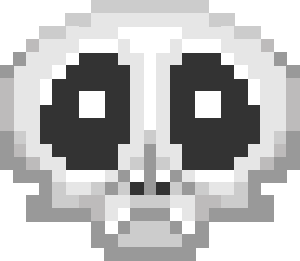 Pixel Skull Stickers For iMessage messages sticker-7
