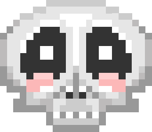 Pixel Skull Stickers For iMessage messages sticker-11