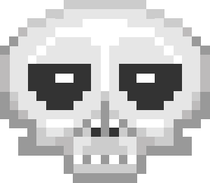 Pixel Skull Stickers For iMessage messages sticker-8