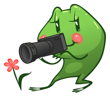Frog Emotion Cute Sticker messages sticker-1