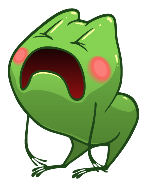Frog Emotion Cute Sticker messages sticker-11