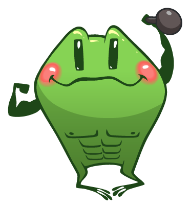 Frog Emotion Cute Sticker messages sticker-7