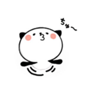 Panda Emo messages sticker-4