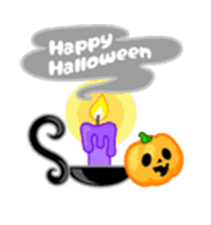 Beauty Halloween messages sticker-0