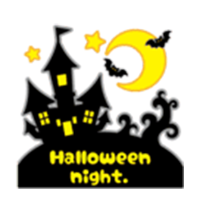 Beauty Halloween messages sticker-1