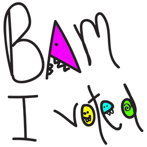 Bam I Voted! messages sticker-0