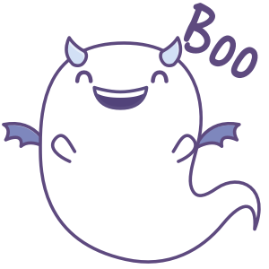 Fattie's Ghost Disguise messages sticker-1