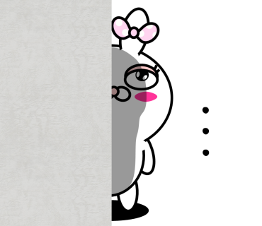 Blusher rabbit messages sticker-9