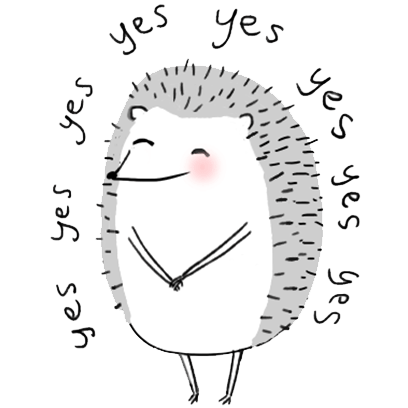 Mr. Hedgehog Animated Stickers messages sticker-11