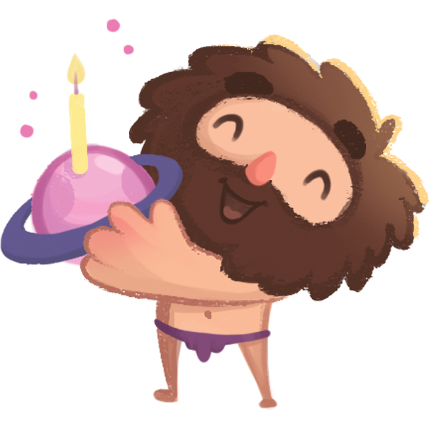 Space Caveman Stickers messages sticker-7