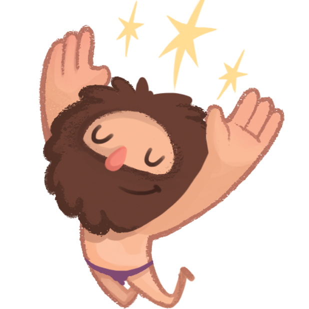 Space Caveman Stickers messages sticker-3