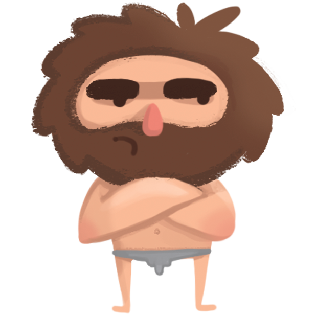 Space Caveman Stickers messages sticker-1