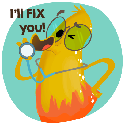 Doctor Justabout and the Human body messages sticker-1