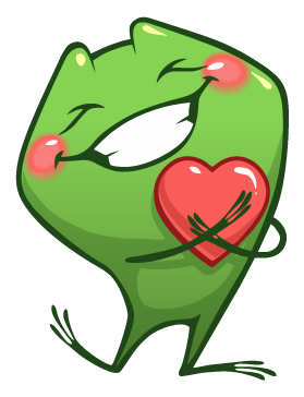 Cute Frog Sticker for iMessage #1 messages sticker-6