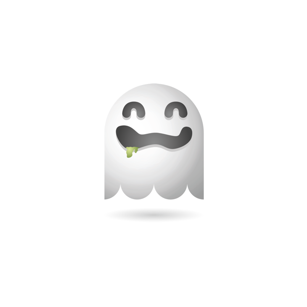 Ghosty Emoji messages sticker-2