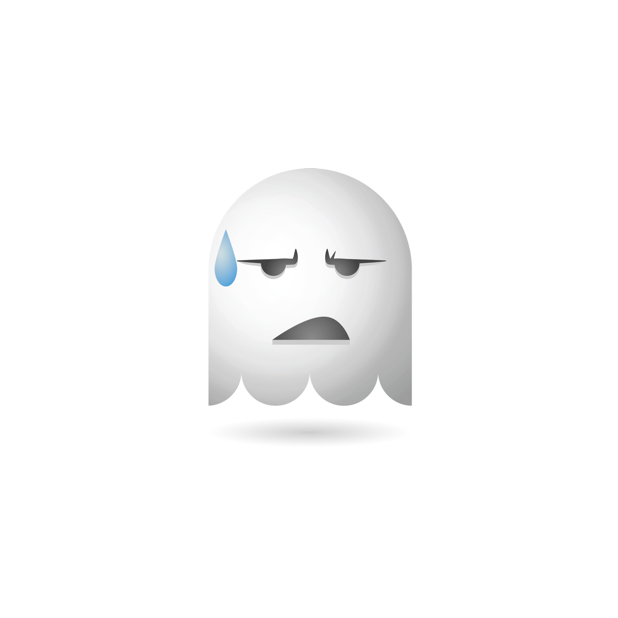 Ghosty Emoji messages sticker-10