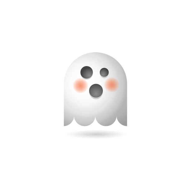 Ghosty Emoji messages sticker-9