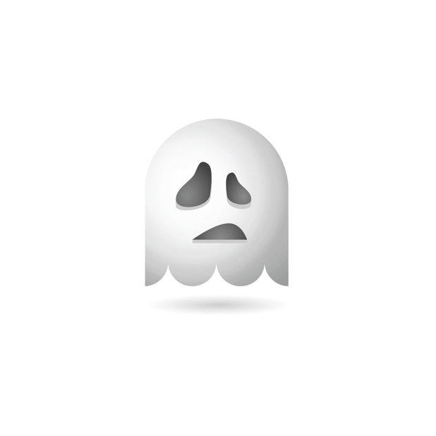 Ghosty Emoji messages sticker-3