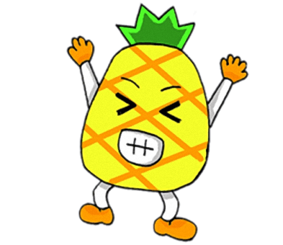Devil Pine - Cutest pineapple stickers messages sticker-9