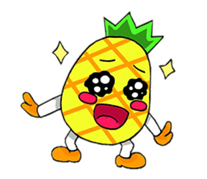 Devil Pine - Cutest pineapple stickers messages sticker-11