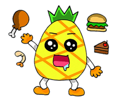 Devil Pine - Cutest pineapple stickers messages sticker-5