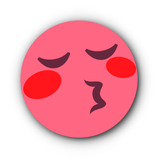 RED Emoji • Stickers for iMessage messages sticker-6