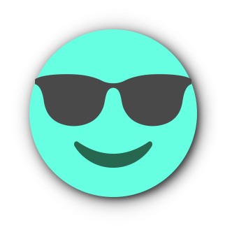 TURQUOISE Emoji • Stickers for iMessage messages sticker-4