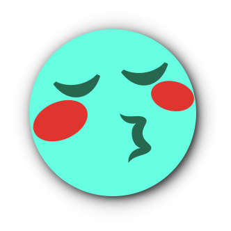TURQUOISE Emoji • Stickers for iMessage messages sticker-6