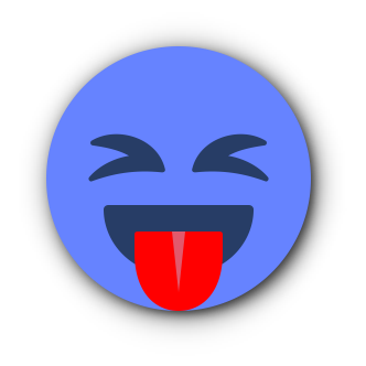 BLUE Emoji • Stickers for iMessage messages sticker-9