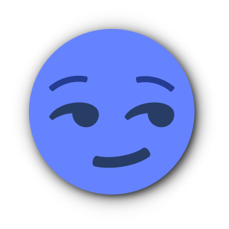 BLUE Emoji • Stickers for iMessage messages sticker-5