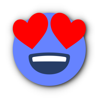 BLUE Emoji • Stickers for iMessage messages sticker-3