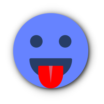 BLUE Emoji • Stickers for iMessage messages sticker-7
