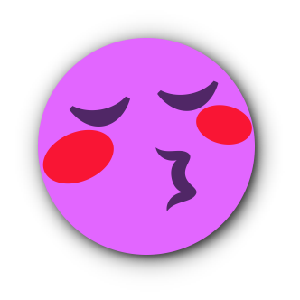 FUCHSIA Emoji • Stickers for iMessage messages sticker-6