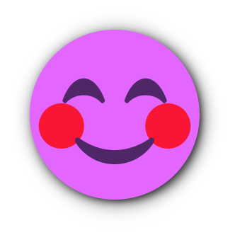 FUCHSIA Emoji • Stickers for iMessage messages sticker-0