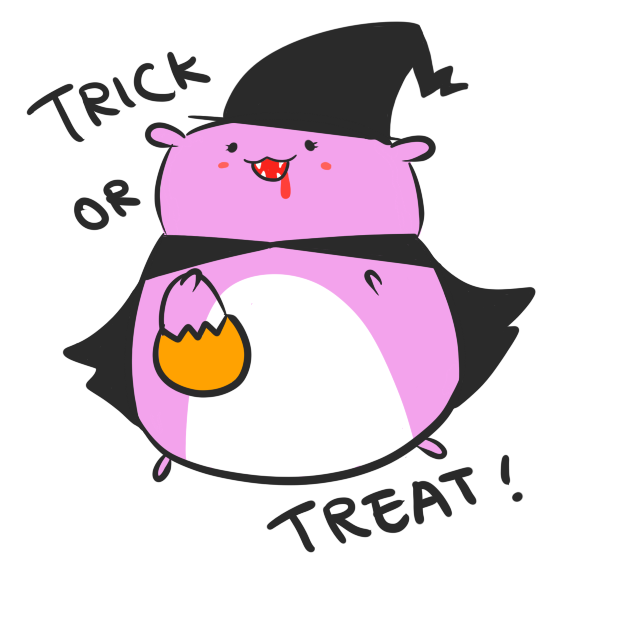 Chubby Hamsters: Halloween Mini-pack messages sticker-6