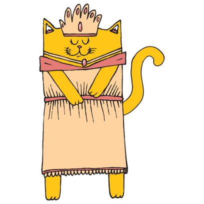 Cat & Friends - Redbubble sticker pack messages sticker-5