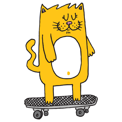 Cat & Friends - Redbubble sticker pack messages sticker-3