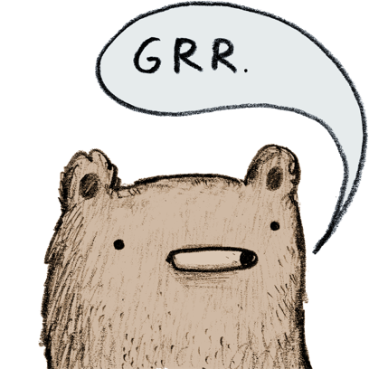 Bear - Redbubble sticker pack messages sticker-2