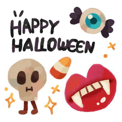 Happy Halloween Stickers! messages sticker-2