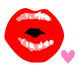 Sexy Lip Stickers for iMessage messages sticker-0