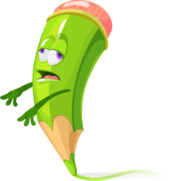 Cartoon Pencil Sticker Vol 01 messages sticker-7