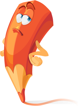 Cartoon Pencil Sticker Vol 01 messages sticker-8