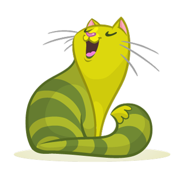 Cartoon Cat Sticker Vol 02 messages sticker-8
